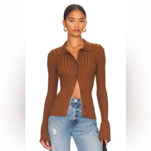 ALL THE WAYS brown cardigan